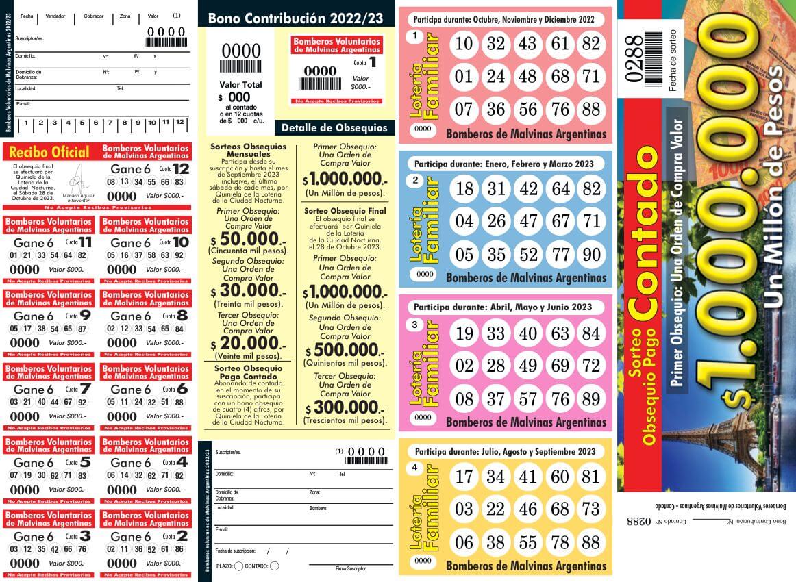 Certificado Bomberos Malvinas Argentinas 2022