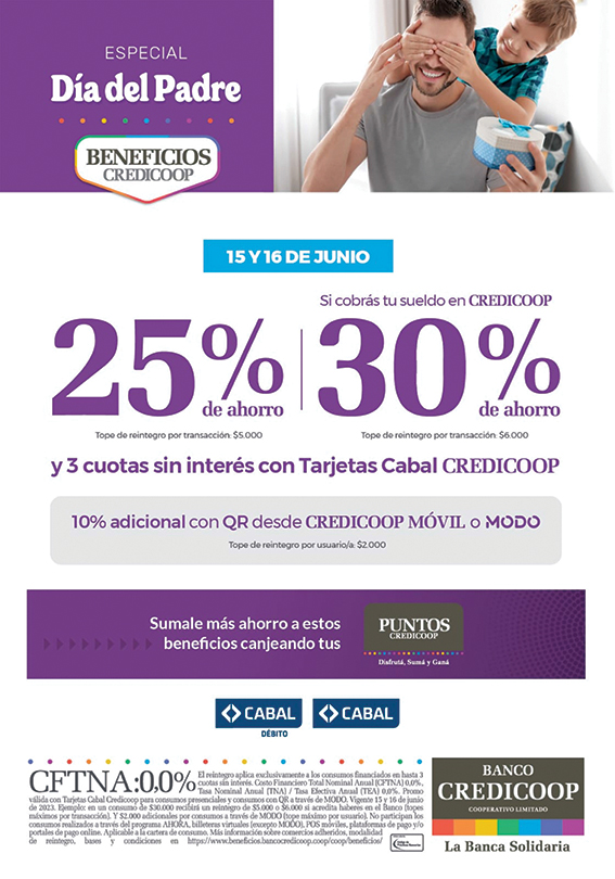 Banco Credicoop Dia del Padre