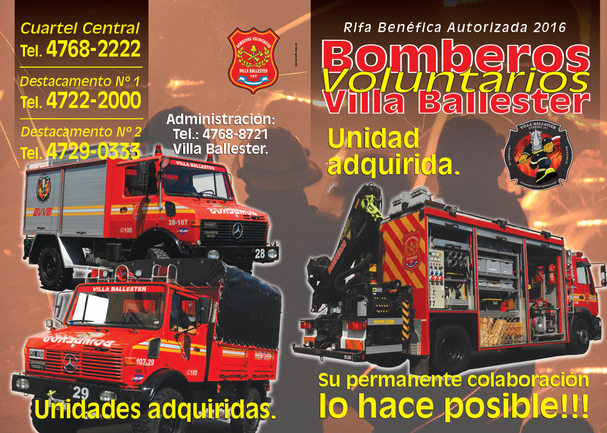 Bomberos Voluntarios Villa Ballester 2016