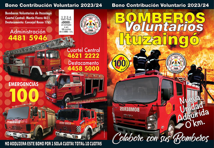 Bomberos de Ituzaingo 2023