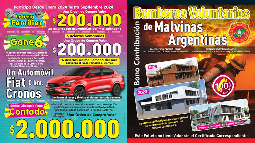 Bomberos de Malvinas Argentinas 2023