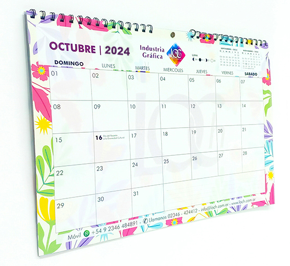 Calendario Colgante LOCh 2 2024