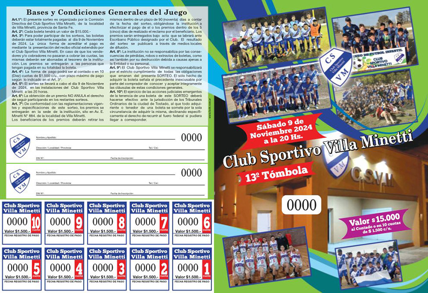 Club Villa Minetti 2023