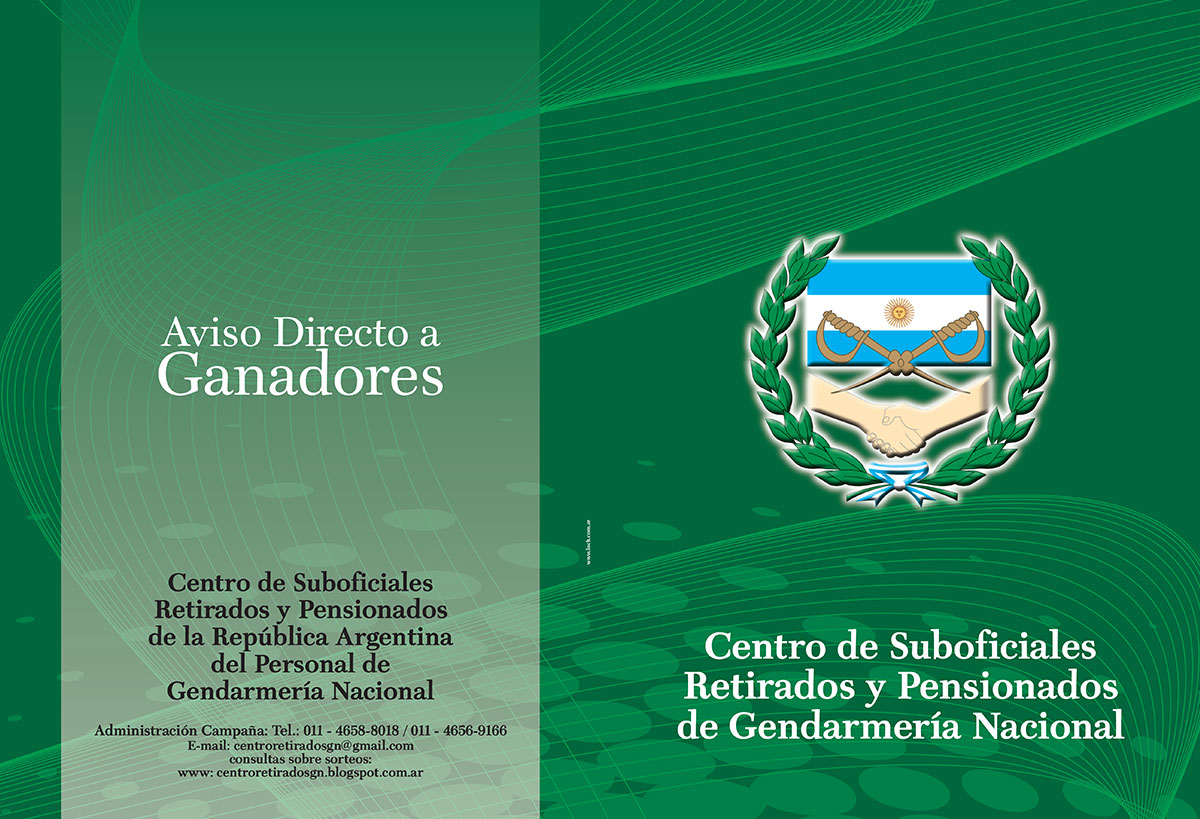 Frente Gendarmería Folleto