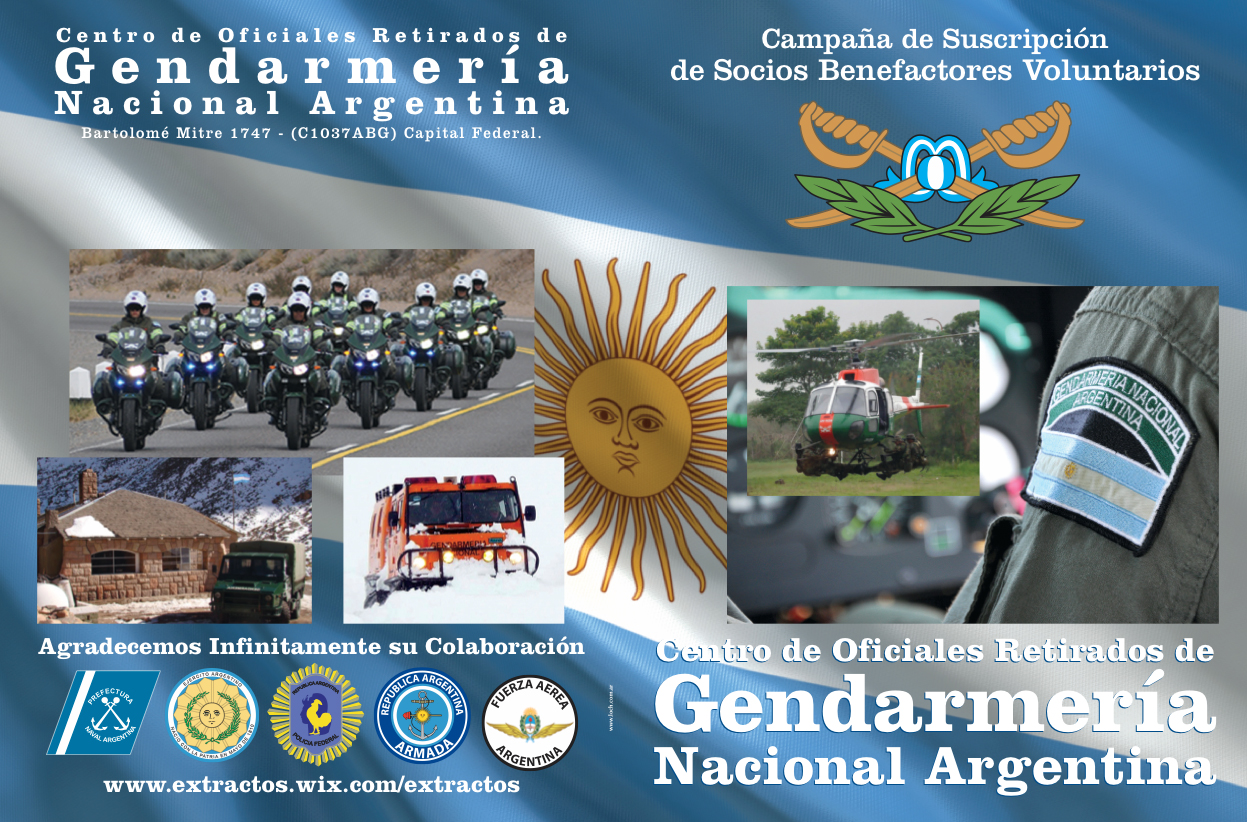 Gendarmeria 2018 Tapa