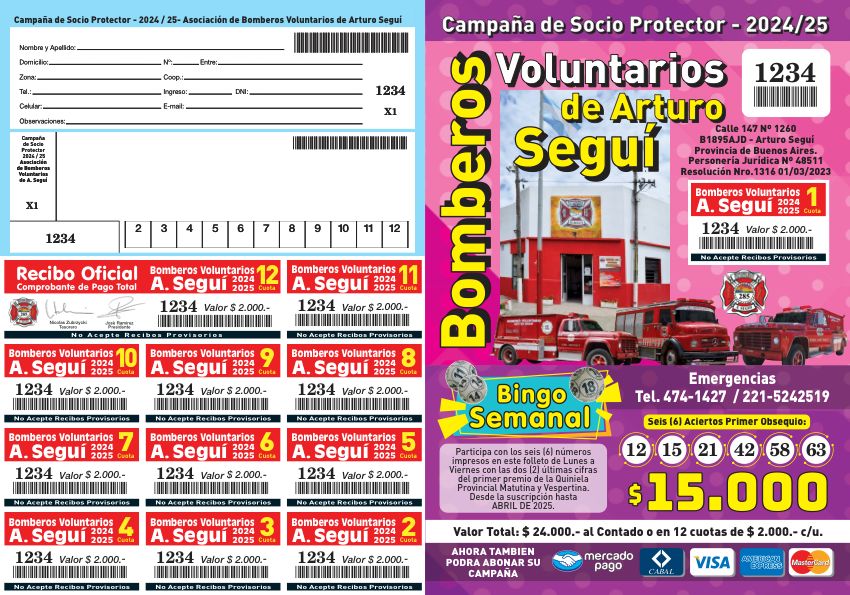 Bomberos de Arturo Geguí 2024