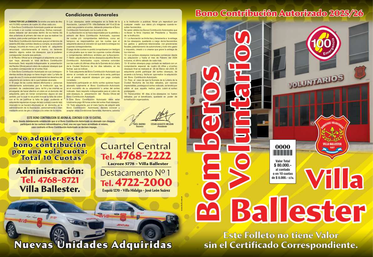 Bomberos Villa Ballester